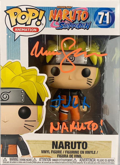 Maile Flanagan Naruto autographed inscribed Funko Pop 71 PSA COA Rare Japanese
