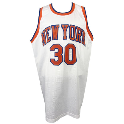 Bernard King inscribed signed professional jersey BAS COA
