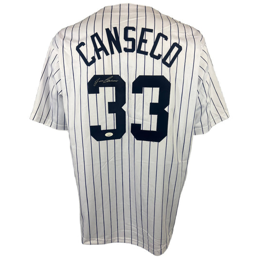 Jose Canseco autographed signed professional jersey JSA COA