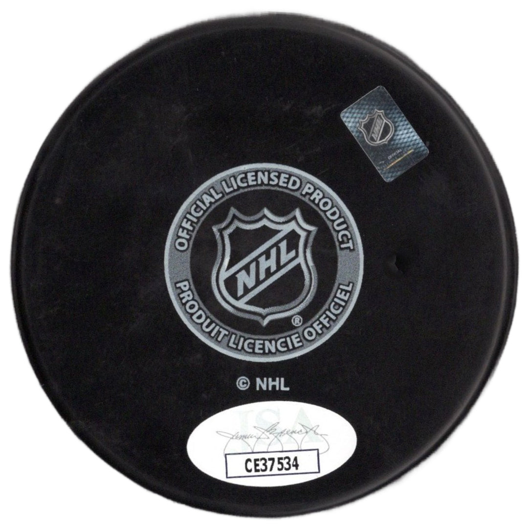 Jesperi Kotkaniemi autographed signed puck NHL Carolina Hurricanes JSA COA
