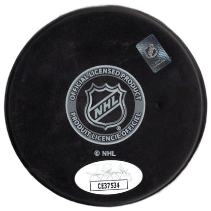 Jesperi Kotkaniemi autographed signed puck NHL Carolina Hurricanes JSA COA