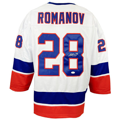 Alexander Romanov signed autographed jersey New York Islanders JSA COA