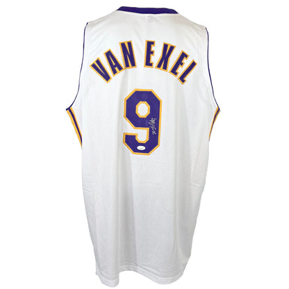 Nick Van Exel autographed signed jersey NBA Los Angeles Lakers JSA COA
