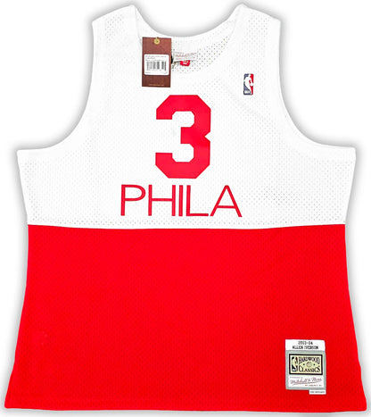 Allen Iverson Signed Mitchell & Ness 2003-04 HWC Swingman Philadelphia 76ers  Jersey - Beckett