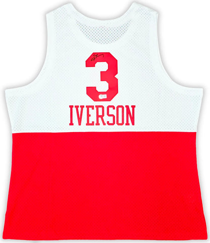 Allen Iverson Signed Mitchell & Ness 2003-04 HWC Swingman Philadelphia 76ers  Jersey - Beckett