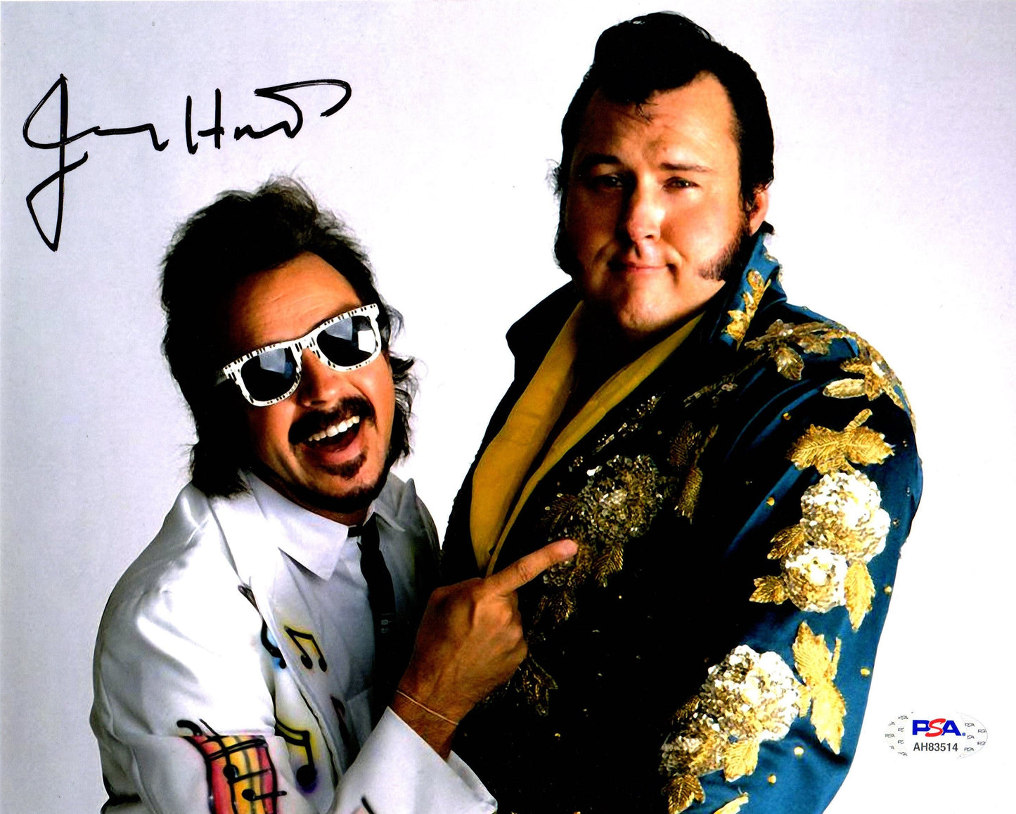 Jimmy Hart autographed signed 8x10 photo WWE PSA COA Mouth of the South