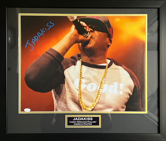 Jadakiss autographed signed framed 16x20 photo JSA COA