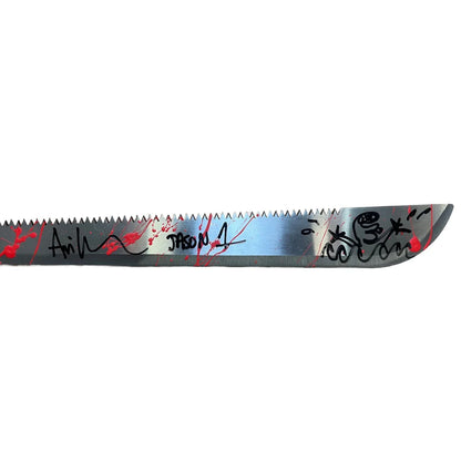Ari Lehman Signed Sketch Inscribed Friday the 13th Jason Machete - JSA