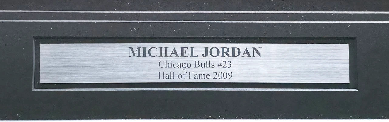 Michael Jordan Signed Framed Chicago BullJersey - Beckett