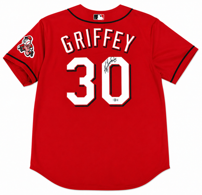 Ken Griffey Jr. Signed Mitchell & Ness Cincinnati Jersey - Beckett