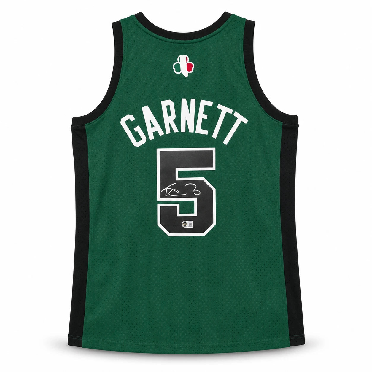 Kevin Garnett Signed Green Authentic Mitchell & Ness Boston Celtics Jersey - Beckett