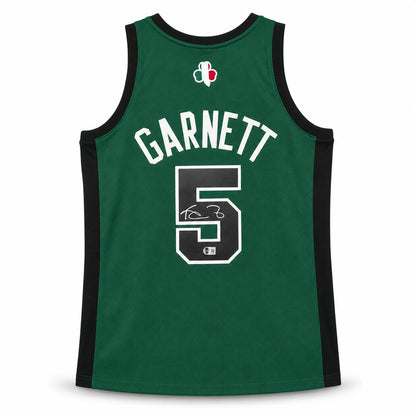 Kevin Garnett Signed Green Authentic Mitchell & Ness Boston Celtics Jersey - Beckett