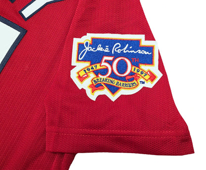 Ken Griffey Jr. Signed Mitchell & Ness 1997 All Star Game Jackie Robinson Patch Jersey - Beckett