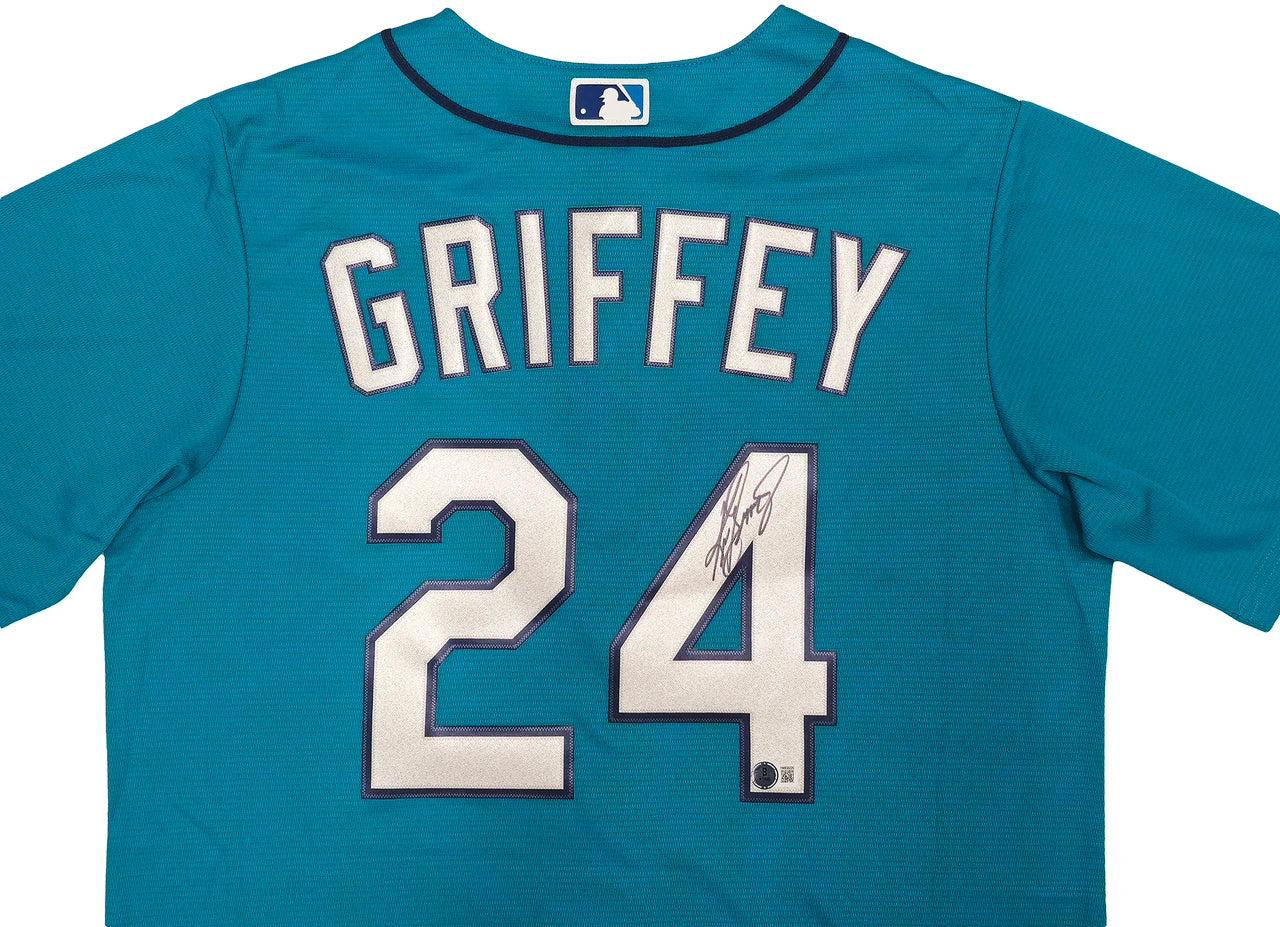 Ken Griffey Jr. Signed Nike Seattle Mariners Jersey -Beckett