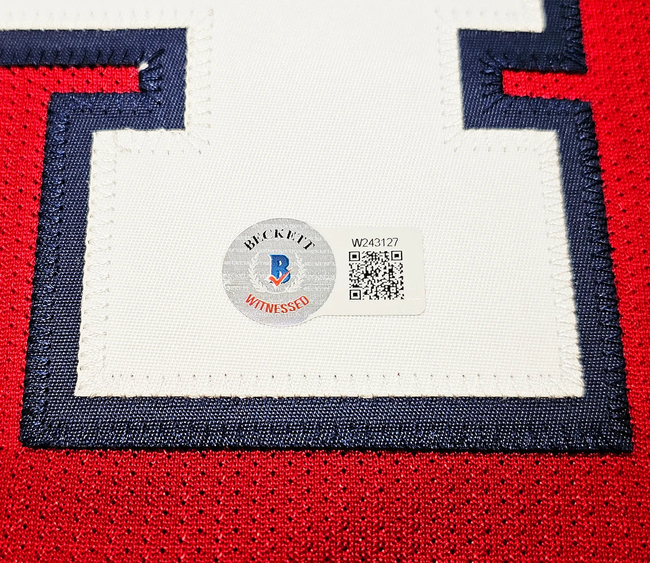 Ken Griffey Jr. Signed Mitchell & Ness 1997 All Star Game Jackie Robinson Patch Jersey - Beckett