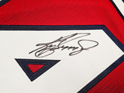 Ken Griffey Jr. Signed Mitchell & Ness 1997 All Star Game Jackie Robinson Patch Jersey - Beckett