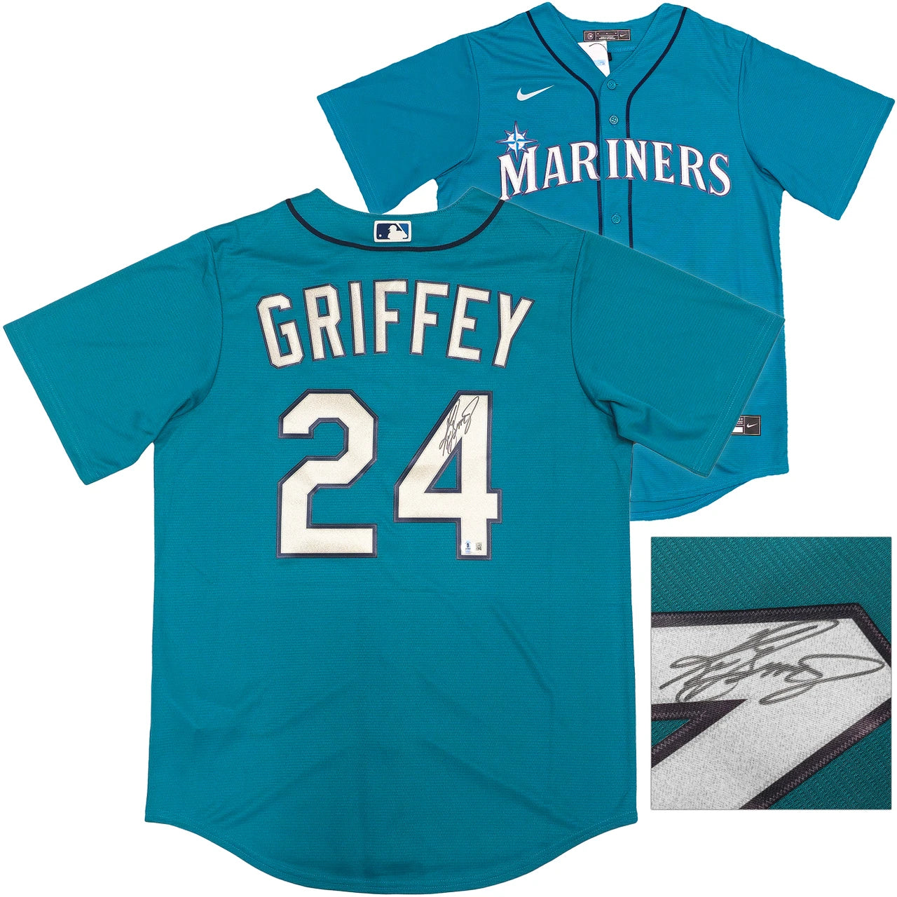 Ken Griffey Jr. Signed Nike Seattle Mariners Jersey -Beckett