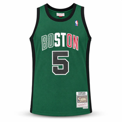 Kevin Garnett Signed Green Authentic Mitchell & Ness Boston Celtics Jersey - Beckett