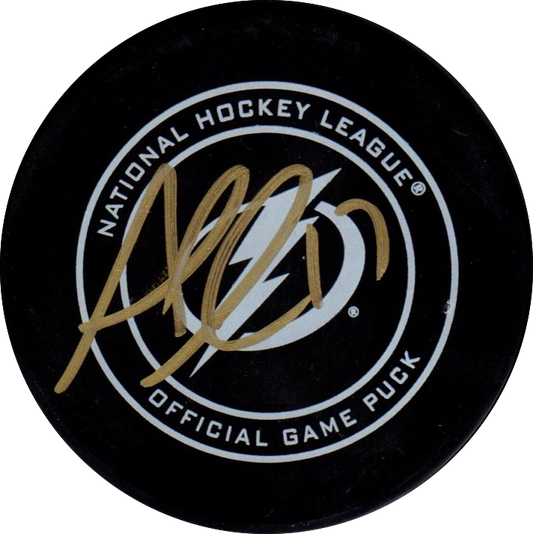 Alex Killorn autographed signed authentic puck NHL Tampa Bay Lightning PSA COA