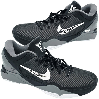 Kobe Bryant Signed Nike Kobe VII Shoes (Dual Signed) #4/8 - Panini Holo