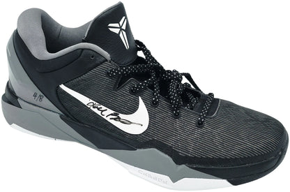Kobe Bryant Signed Nike Kobe VII Shoes (Dual Signed) #4/8 - Panini Holo