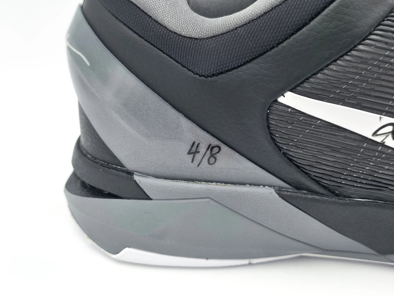 Kobe Bryant Signed Nike Kobe VII Shoes (Dual Signed) #4/8 - Panini Holo