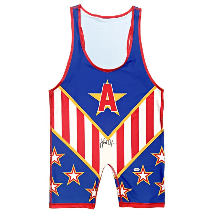 Kurt Angle Signed Wrestling  Leotard Singlet - JSA