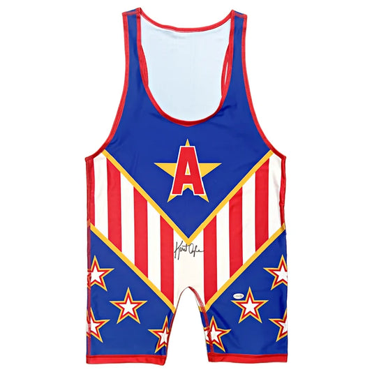 Kurt Angle Signed Wrestling  Leotard Singlet - JSA