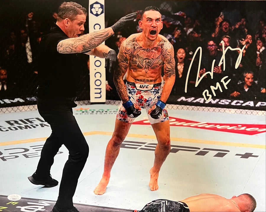 Max Holloway Signed Inscribed 16x20 Photo - JSA