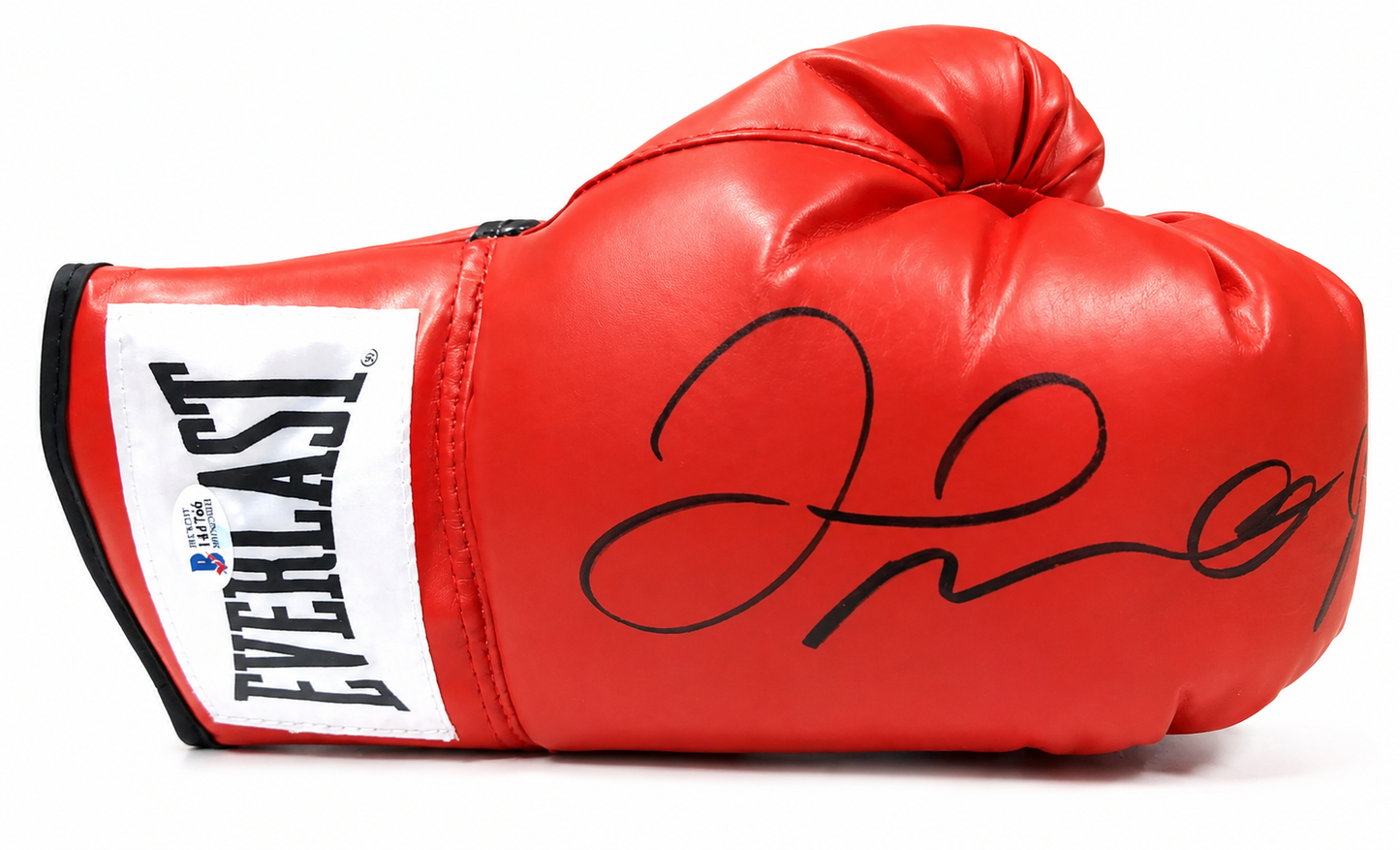 Floyd Mayweather Jr. Signed Red Everlast Boxing Glove RH - Beckett