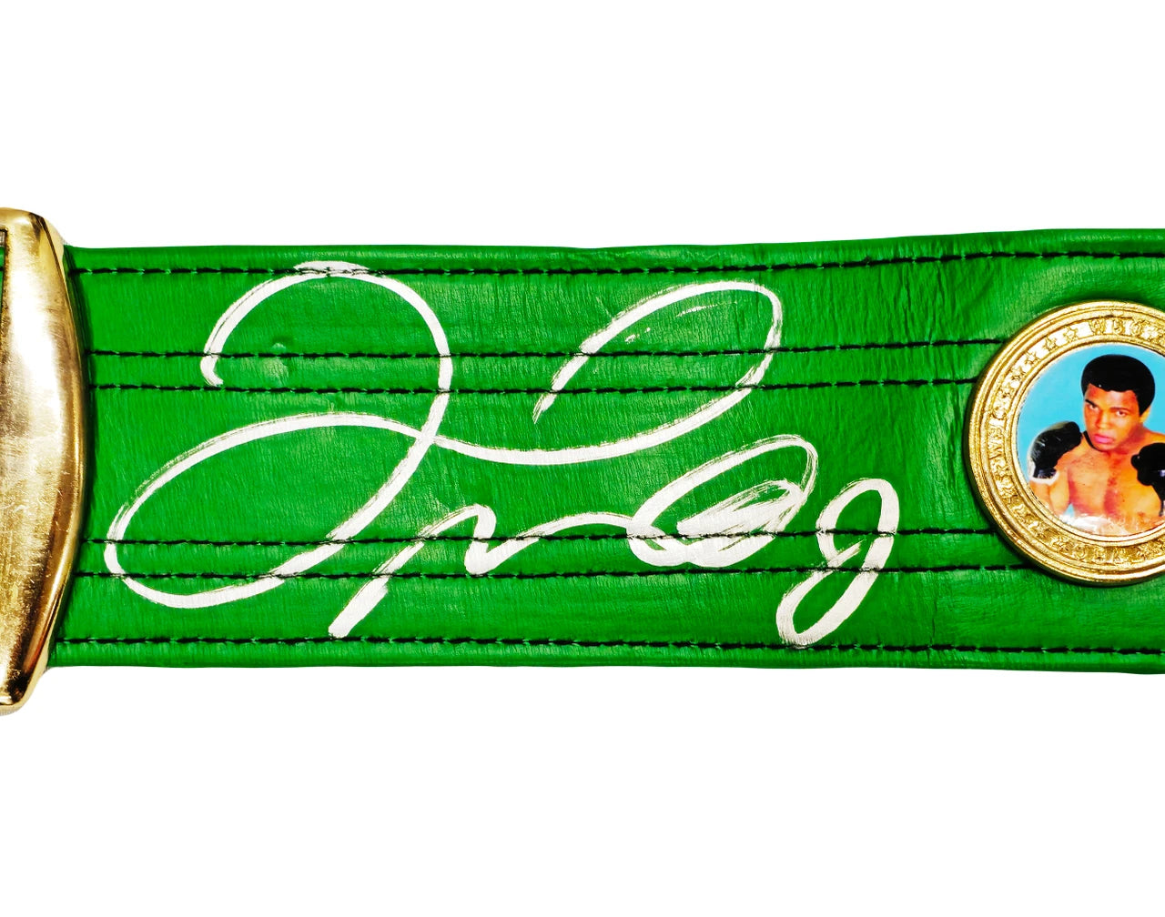 Floyd Mayweather Jr. Signed Green WBC World Championship Boxing Belt - Beckett