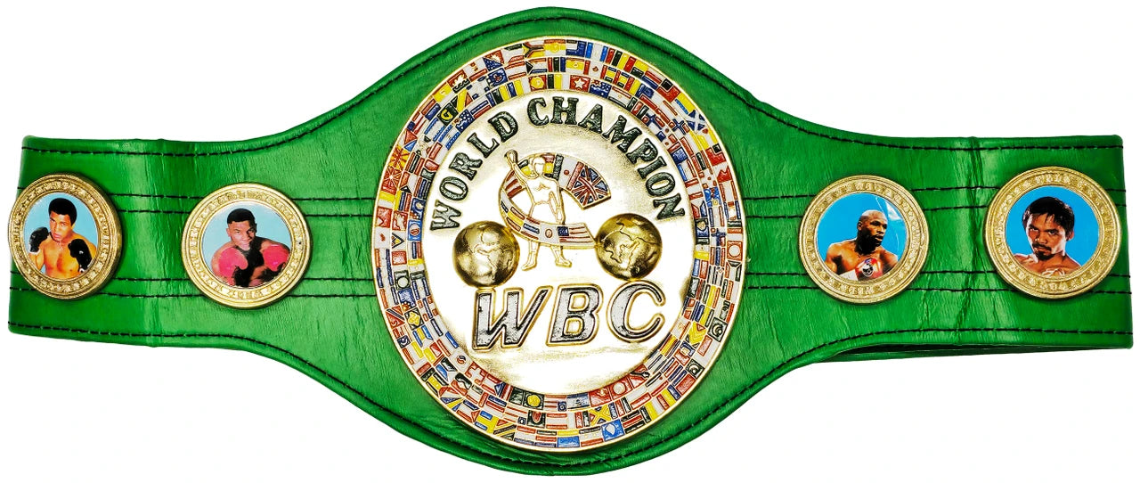 Floyd Mayweather Jr. Signed Green WBC World Championship Boxing Belt - Beckett