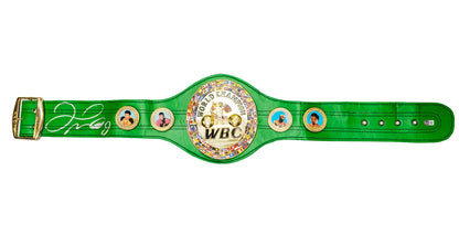 Floyd Mayweather Jr. Signed Green WBC World Championship Boxing Belt - Beckett