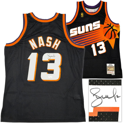 Steve Nash Signed Mitchell & Ness 1996-97 Hardwood Classic Swingman Phoenix Suns Jersey - Beckett