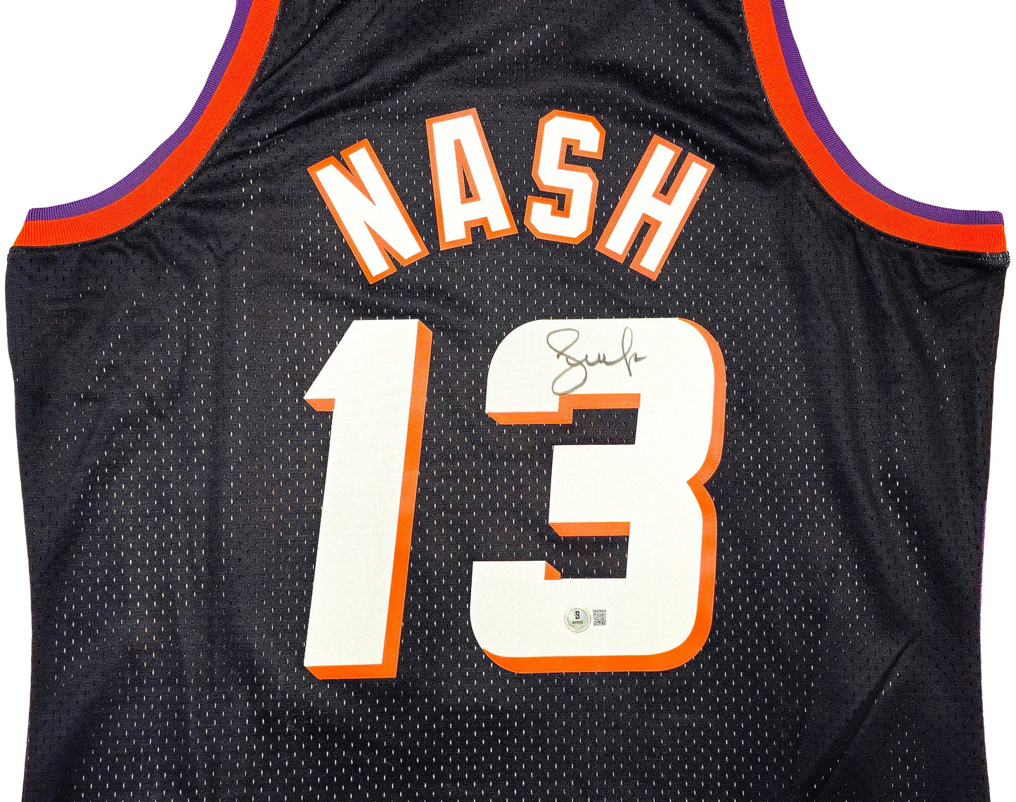 Steve Nash Signed Mitchell & Ness 1996-97 Hardwood Classic Swingman Phoenix Suns Jersey - Beckett