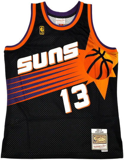 Steve Nash Signed Mitchell & Ness 1996-97 Hardwood Classic Swingman Phoenix Suns Jersey - Beckett