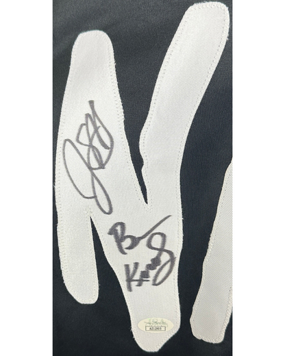 WWE WWF Nasty Boys Brian Knobbs & Jerry Sags Autographed Signed Jersey JSA COA