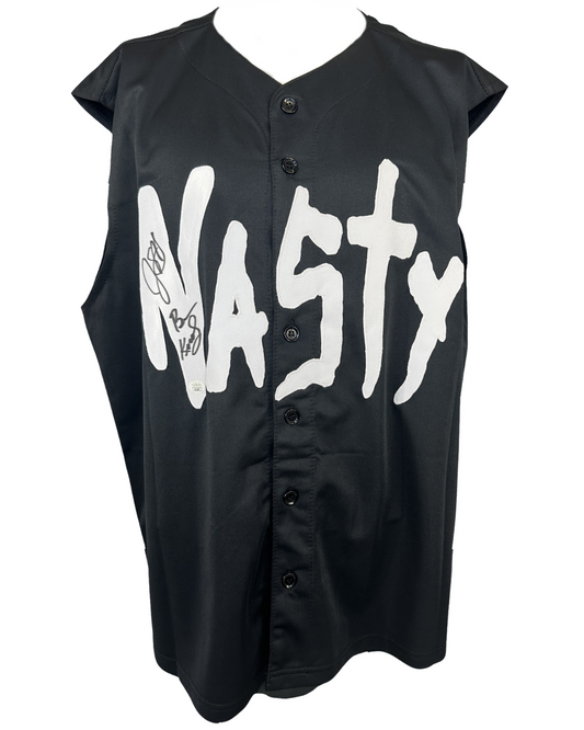 WWE WWF Nasty Boys Brian Knobbs & Jerry Sags Autographed Signed Jersey JSA COA