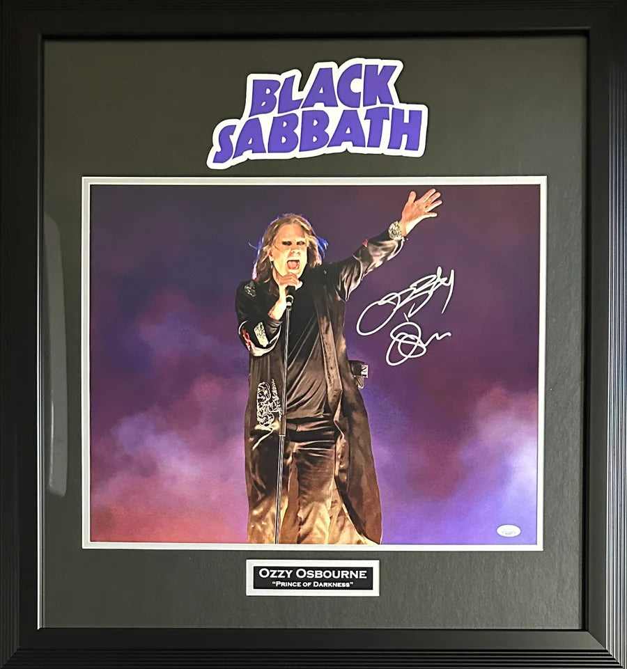 Ozzy Osbourne Signed Framed 16x20 Photo - JSA