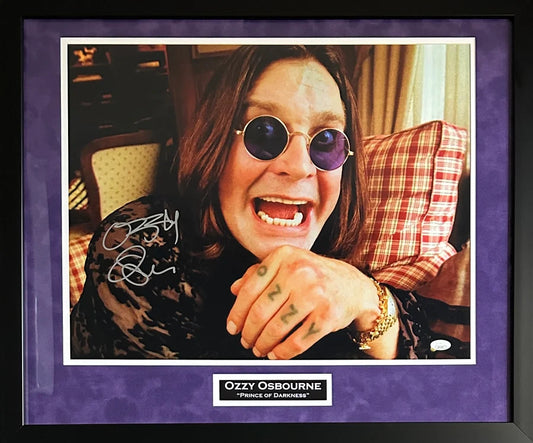 Ozzy Osbourne Signed Framed 16x20 Photo - JSA
