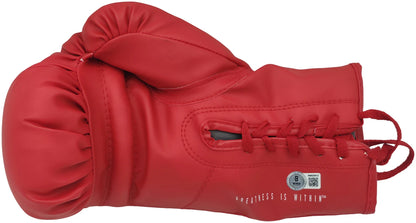 Manny Pacquiao Signed Red Everlast Boxing Glove — Beckett Authenticated