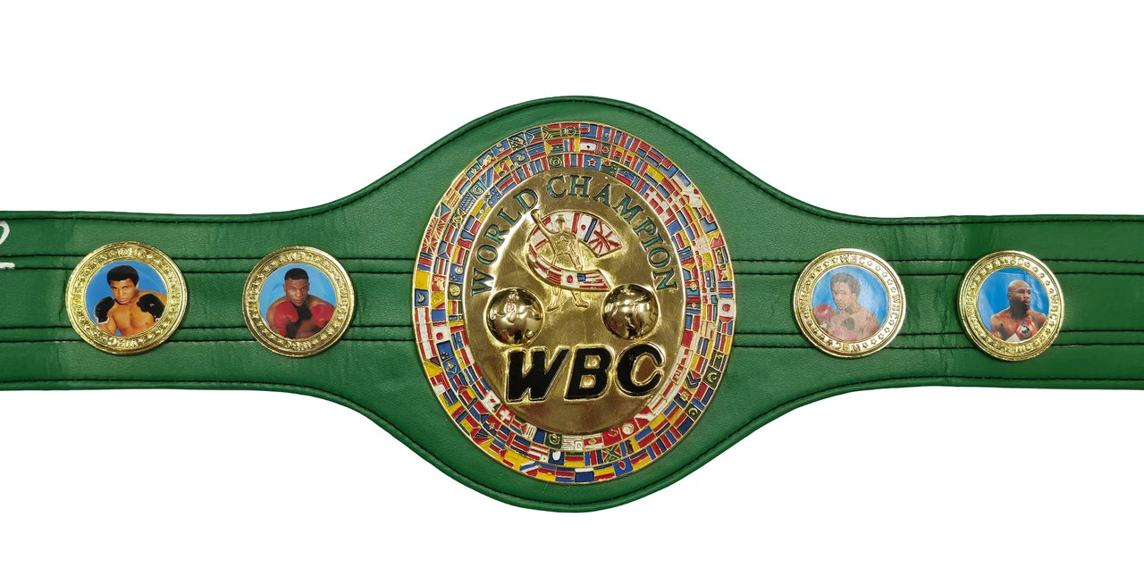 Manny Pacquiao Signed Green WBC World Championship Boxing Belt - Beckett
