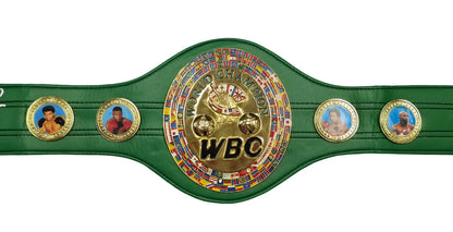 Manny Pacquiao Signed Green WBC World Championship Boxing Belt - Beckett