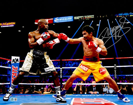Manny Pacquiao Signed 16x20 Photo Beckett