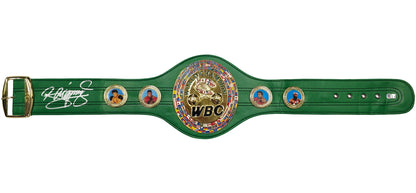 Manny Pacquiao Signed Green WBC World Championship Boxing Belt - Beckett