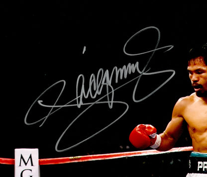 Manny Pacquiao Signed 16x20 Photo - Beckett
