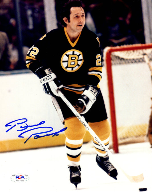 Brad Park autographed signed 8x10 photo NHL Boston Bruins PSA COA