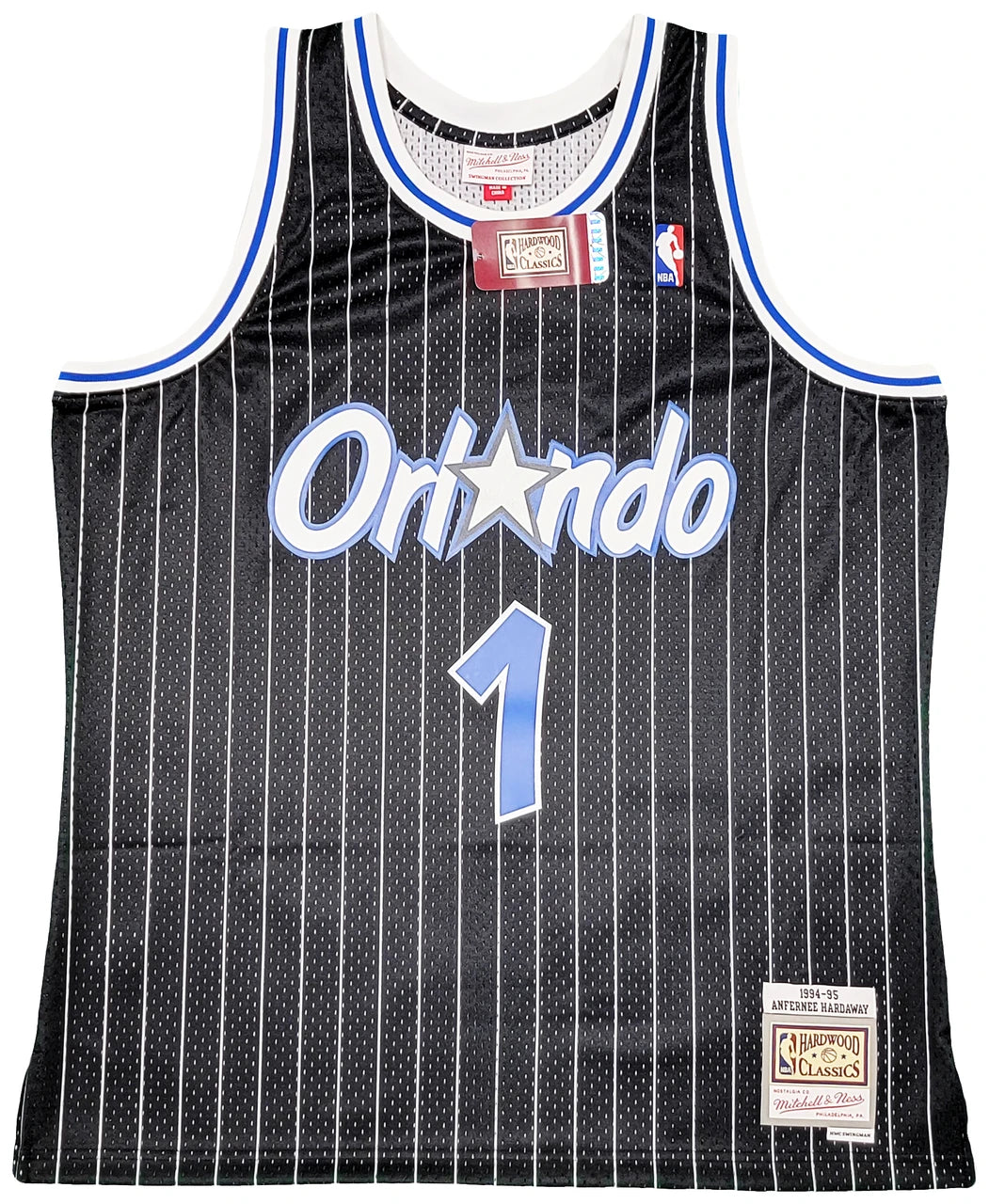 Anfernee Penny Hardaway Signed Mitchell & Ness 1994-95 Hardwood Classic Swingman Orlando Magic Jersey - PSA/DNA
