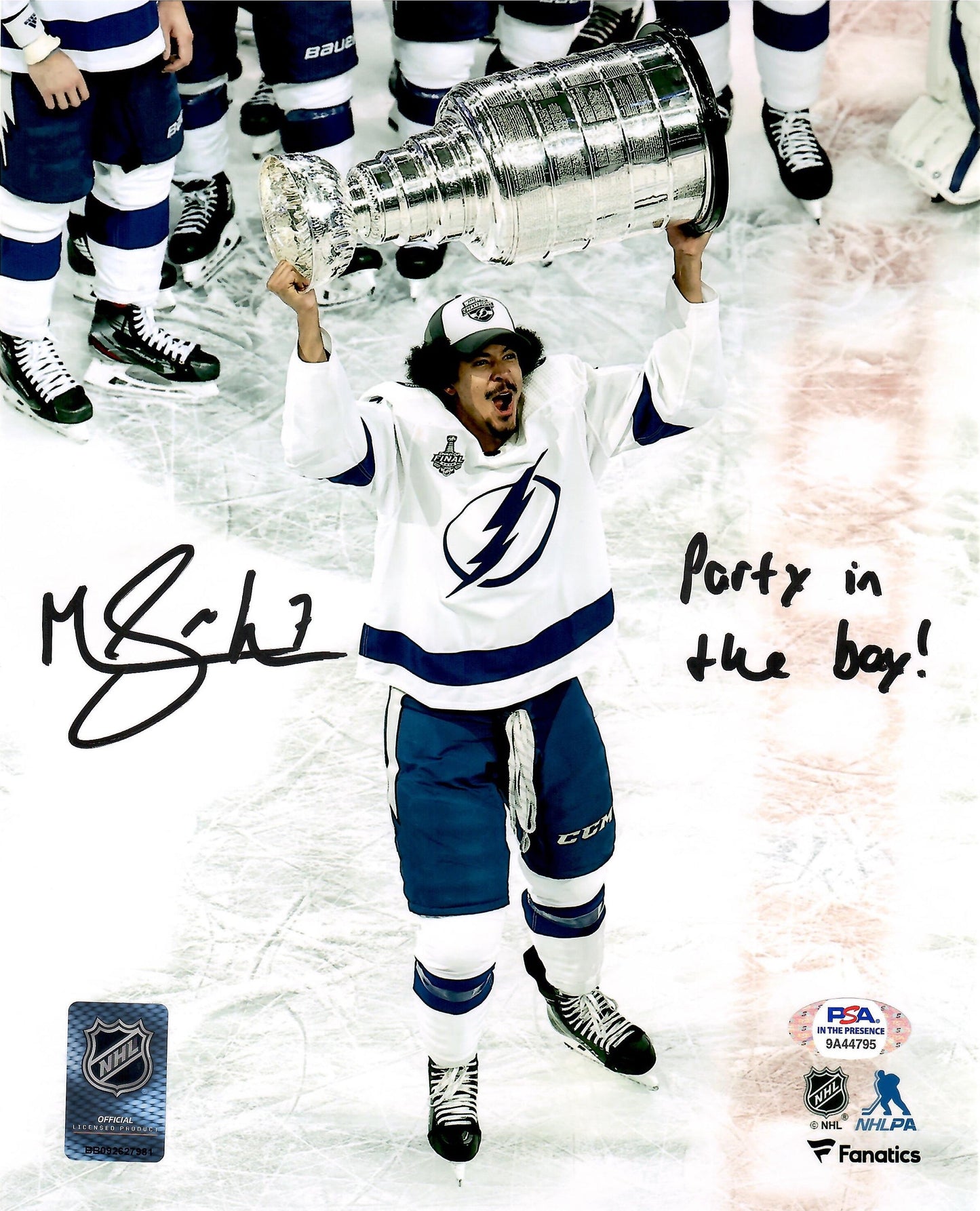 Mathieu Joseph autographed signed inscribed 8x10 photo Tampa Bay Lightning PSA