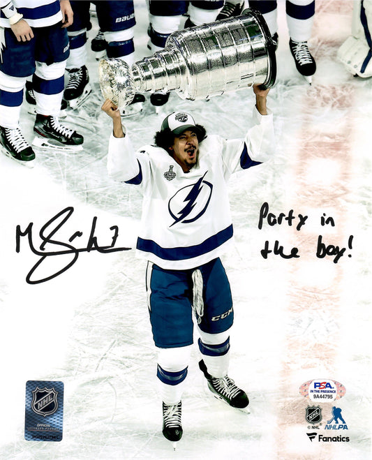 Mathieu Joseph autographed signed inscribed 8x10 photo Tampa Bay Lightning PSA